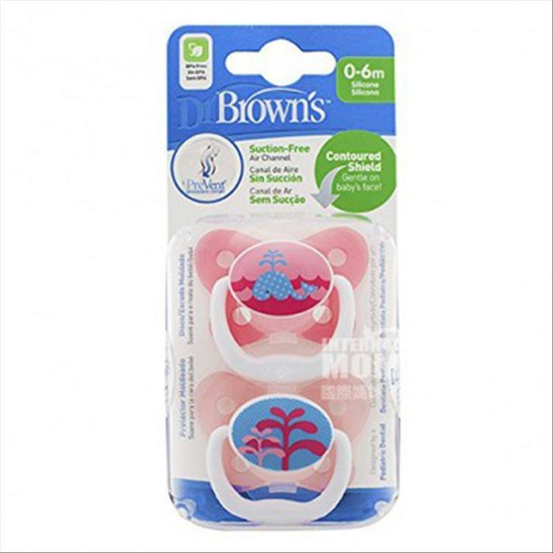Dr Brown`s American Butterfly Silicone Dot Two Pack 0-6 Bulan Versi Luar Negeri