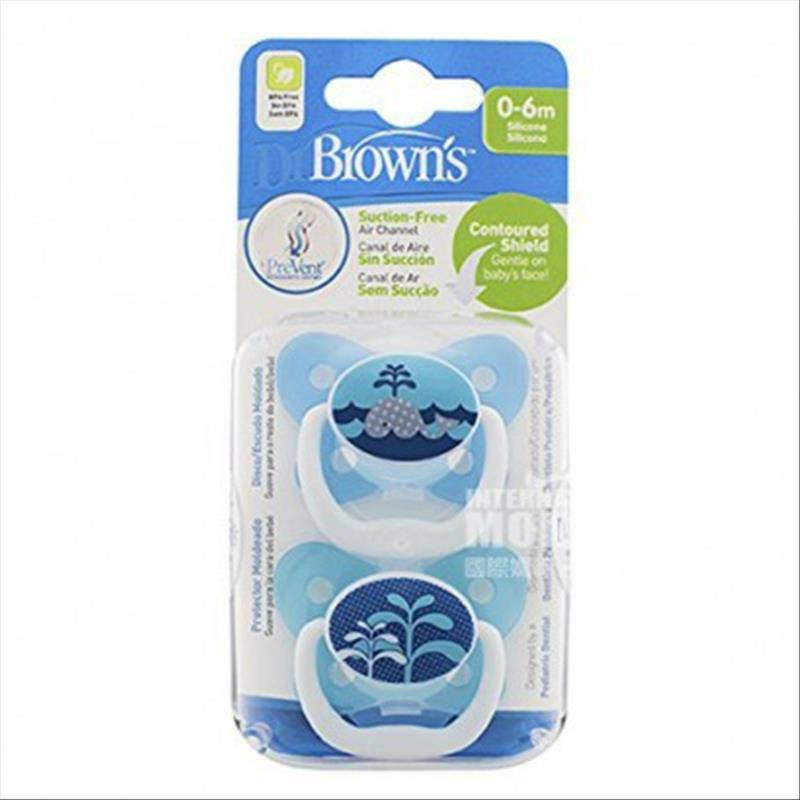 Dr Brown`s American Butterfly Silicone Dot Two Pack 0-6 Bulan Versi Luar Negeri