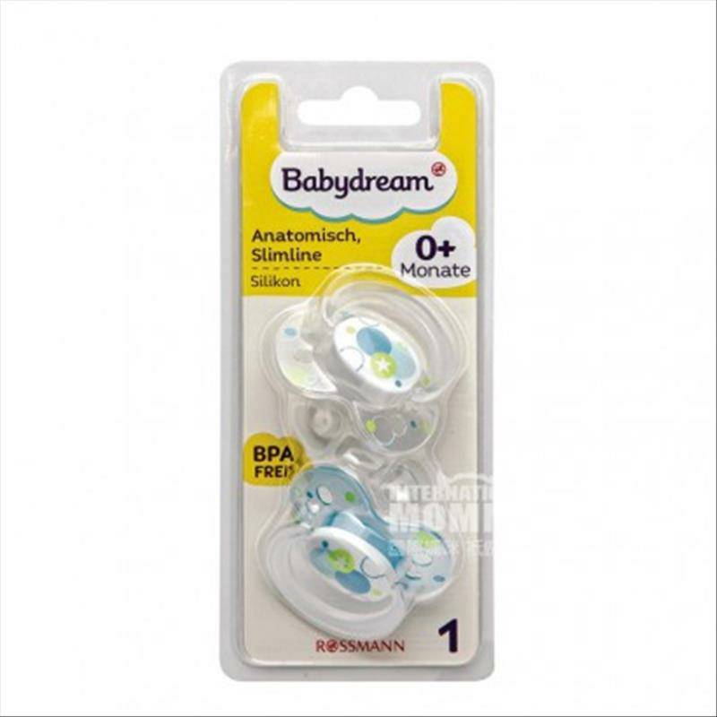 Babydream Jerman Babydream dot berbintik-bintik silikon dot 0 bulan 2 paket versi luar negeri