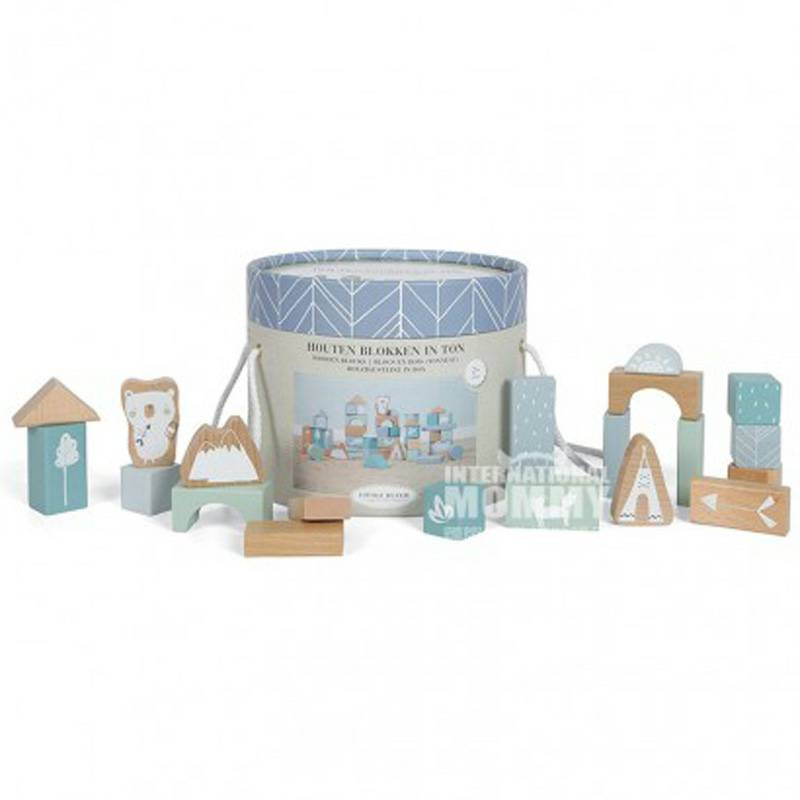 LITTLE DUTCH Jerman LITTLE DUTCH bayi blok bangunan mainan versi luar negeri
