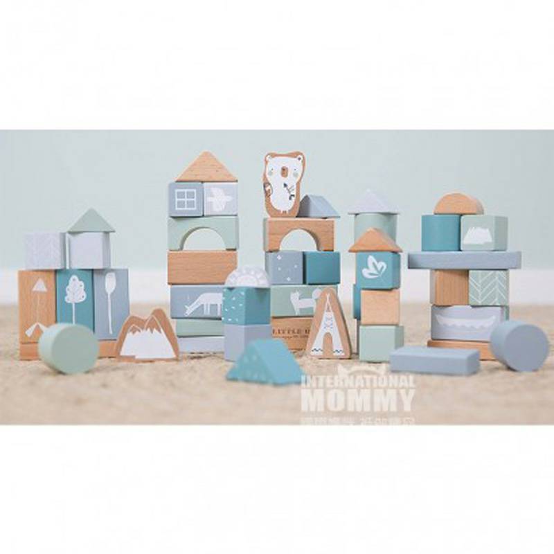 LITTLE DUTCH Jerman LITTLE DUTCH bayi blok bangunan mainan versi luar negeri