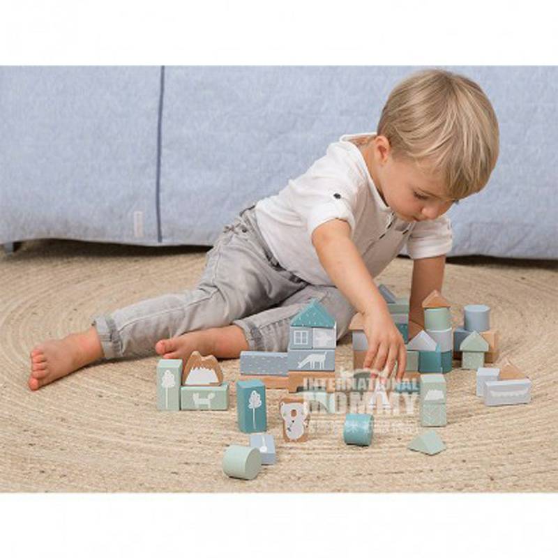 LITTLE DUTCH Jerman LITTLE DUTCH bayi blok bangunan mainan versi luar negeri