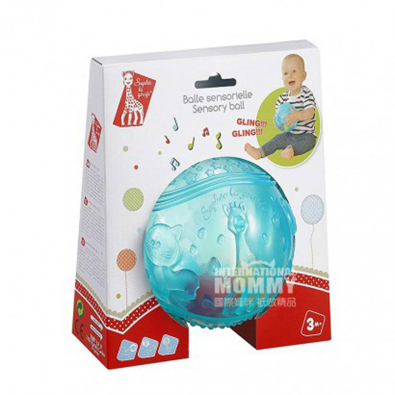 Vulli Sophie Ball Baby Rattle Perancis Versi Luar Negeri