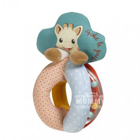 Vulli Sophie French Baby Color Cloth Rattle Versi Luar Negeri