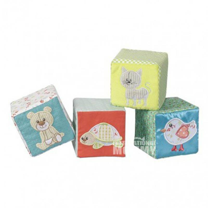 Vulli Sophie French baby cube puzzle toy versi luar negeri