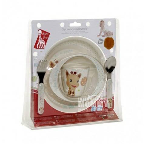 Vulli Sophie Edisi 5-piece peralatan makan bayi Perancis di luar neger...