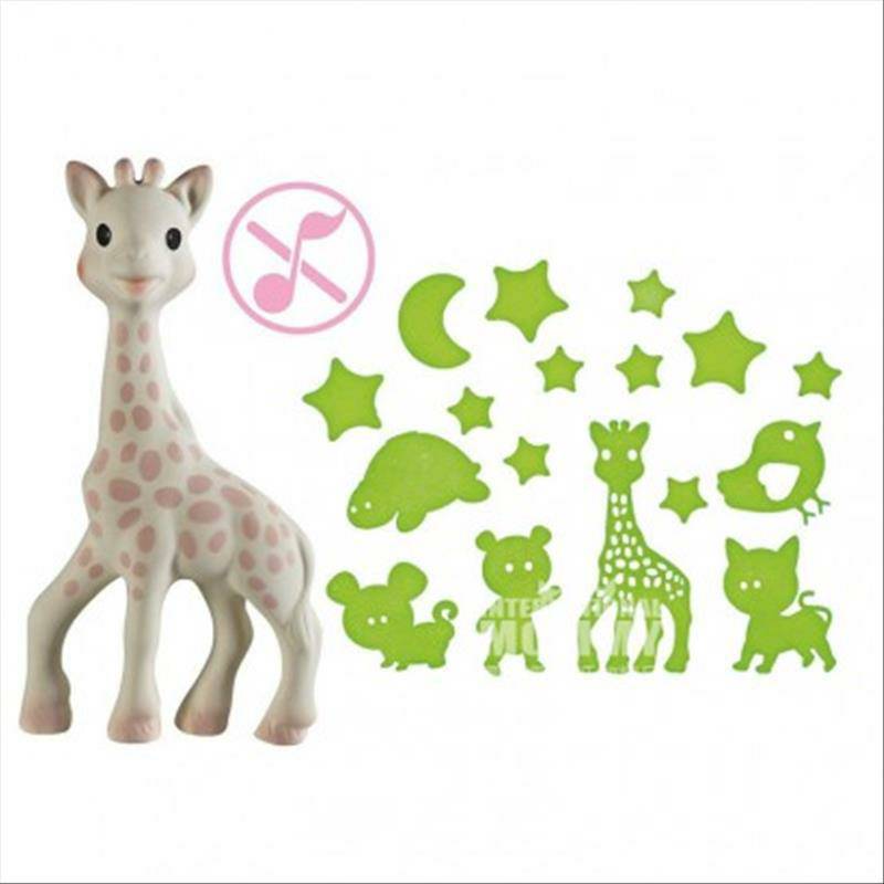 Vulli Sophie Gigi Bayi Prancis + Patch Fluorescent Set Versi Luar Negeri