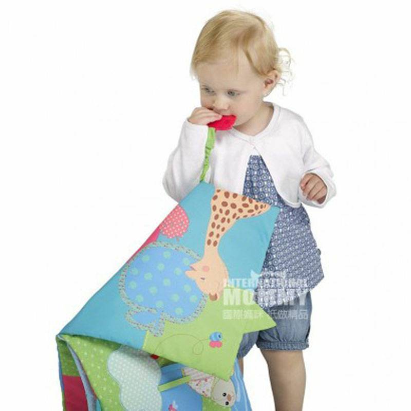 Vulli Sophie French Baby Large Touch Toy Cloth Book Versi Luar Negeri