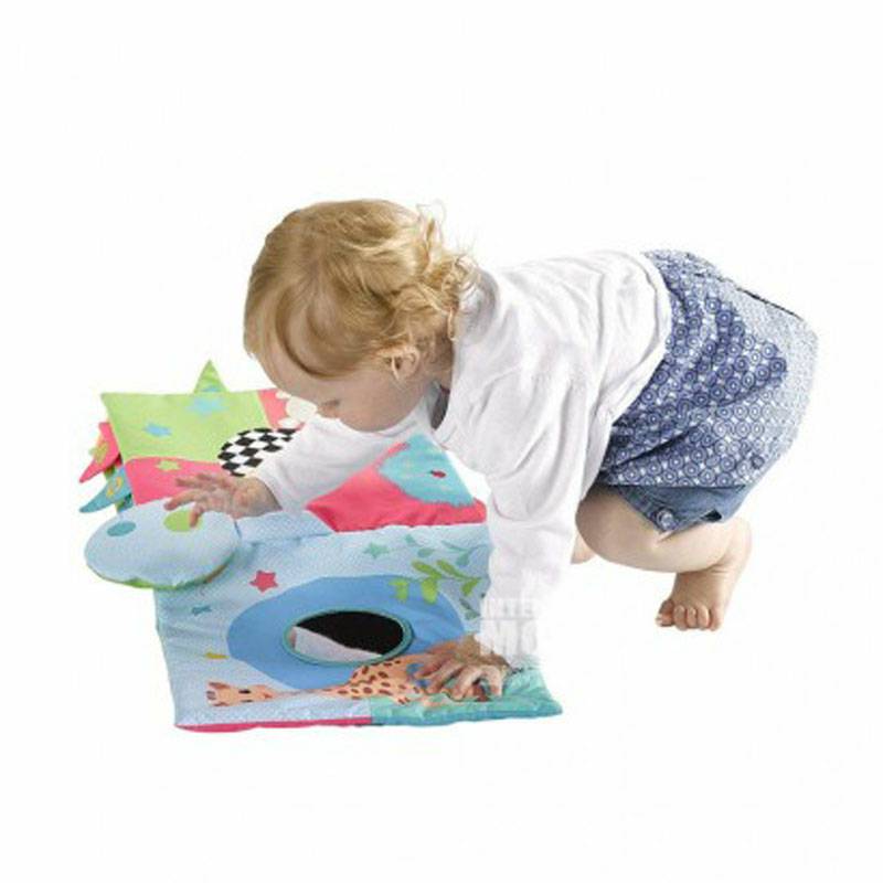 Vulli Sophie French Baby Large Touch Toy Cloth Book Versi Luar Negeri