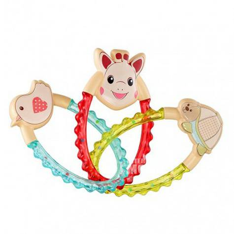 Vulli Sophie French Baby Triple Handbell Versi Luar Negeri