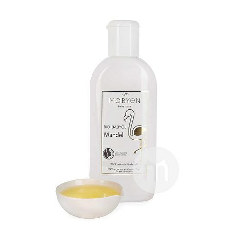 Mabyen Jerman Mabyen Bayi Anak Organik Almond Minyak Pijat Tubuh 200ml...