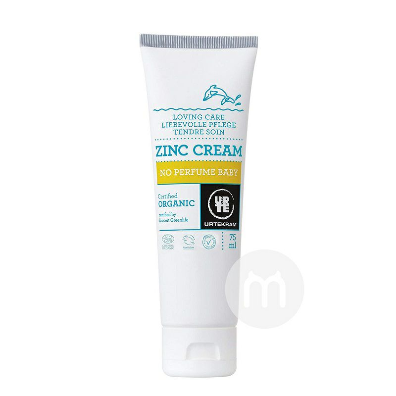 URTEKRAM Danish Baby Organic Zinc Cream Overseas Edition