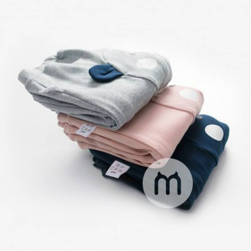 Verantwortung bayi laki-laki dan perempuan lucu berdiri telinga kucing ditambah beludru celana pp besar biru tua