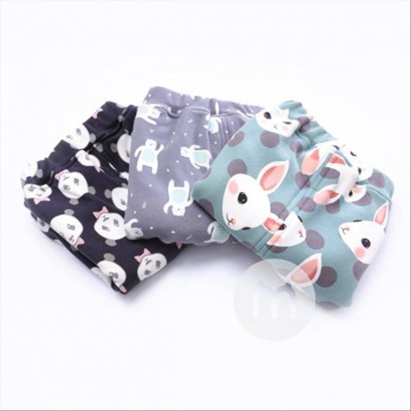 Verantwortung cetak kelinci bayi laki-laki dan perempuan ditambah beludru PP besar berwarna hijau