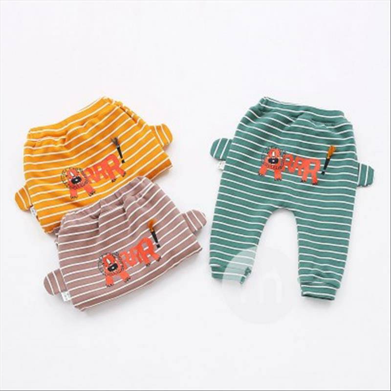 telinga lateral bayi laki-laki dan perempuan Verantwortung ditambah celana PP beludru berwarna kuning