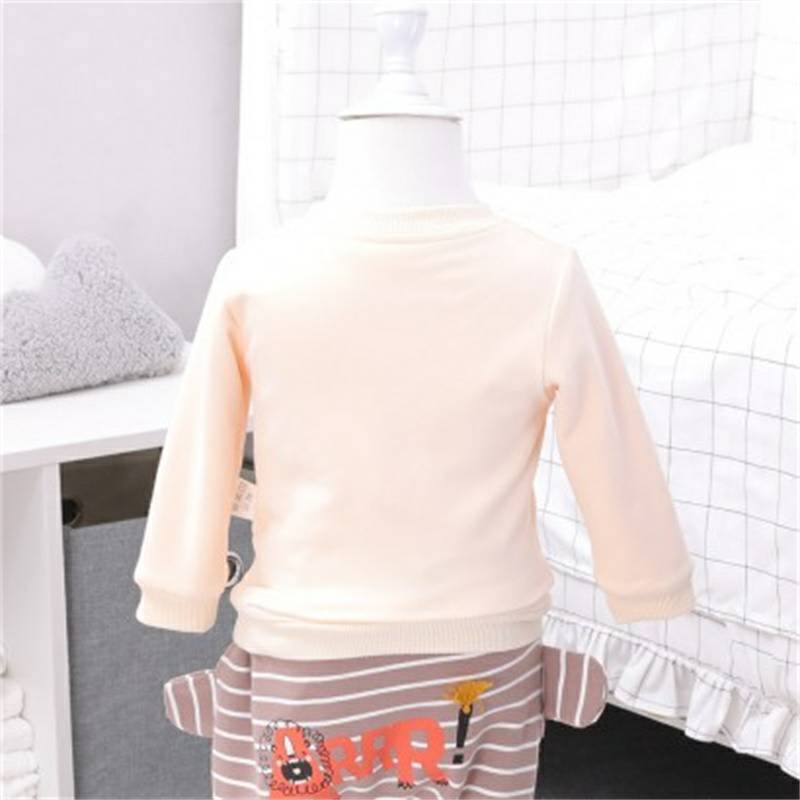 Verantwortung jantan dan betina bayi alpaka plus sweter pullover krem