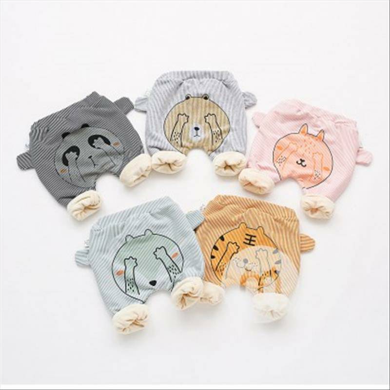 [2 Buah] Verantwortung jantan dan betina bayi rubah kecil pullover ditambah sweater beludru kuning + garis-garis penutup