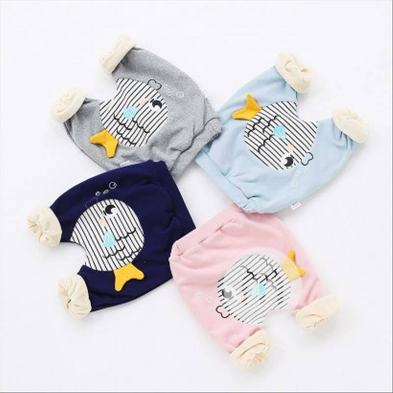 [2 lembar] Verantwortung jantan dan betina SUPER bayi garis-garis pahlawan ditambah beludru sweater pullover hijau + ika