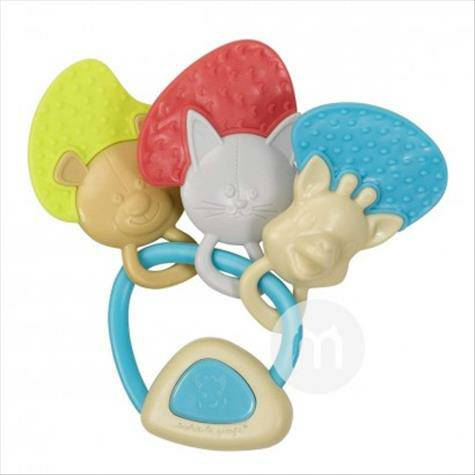 Vulli Sophie Handbell teether bayi Prancis versi 2-in-1 di luar negeri