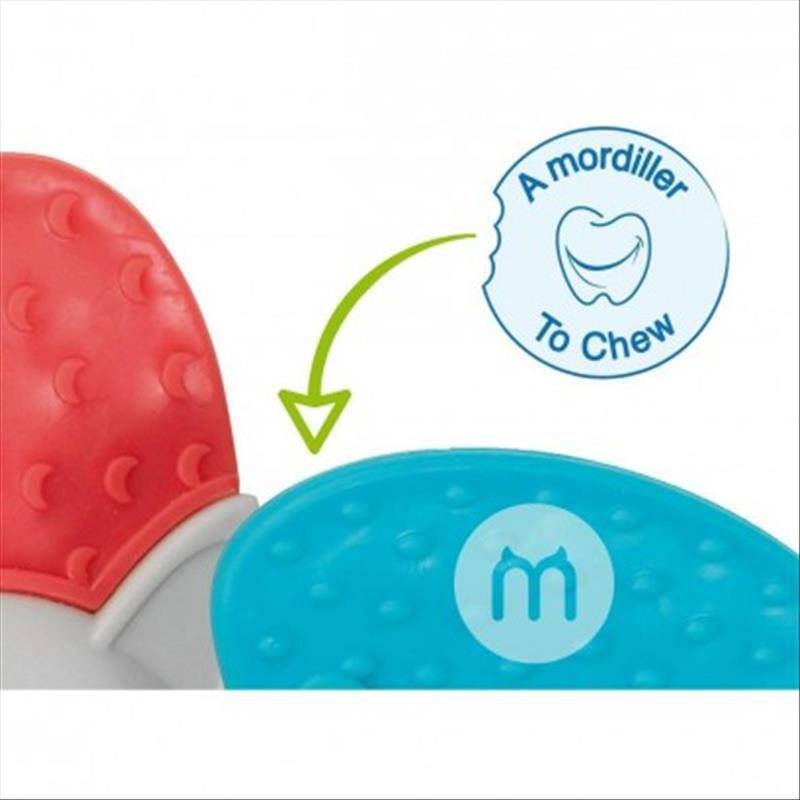 Vulli Sophie Handbell teether bayi Prancis versi 2-in-1 di luar negeri