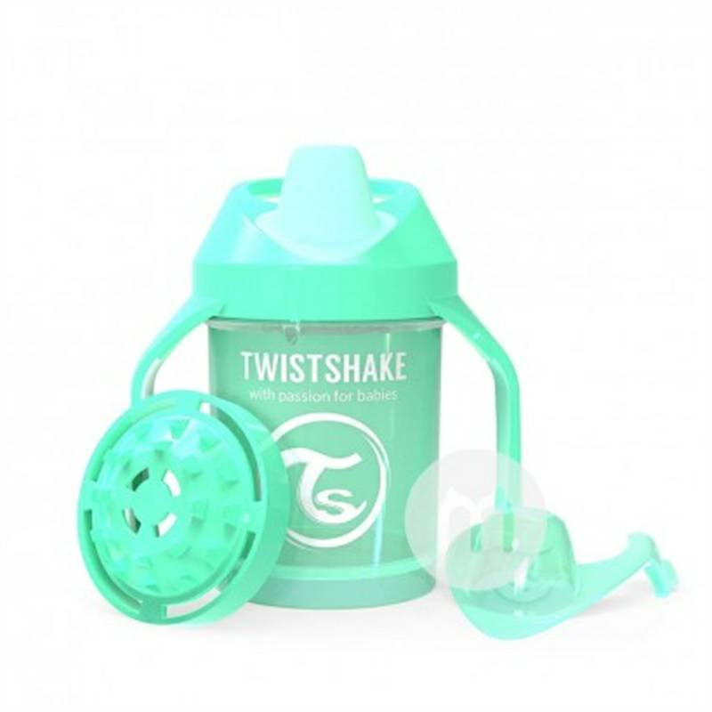 TWISTSHAKE Swedia TWISTSHAKE cup pelatihan duckbill anti bocor dengan pegangan 230ml 4 bulan atau lebih Versi Luar Neger