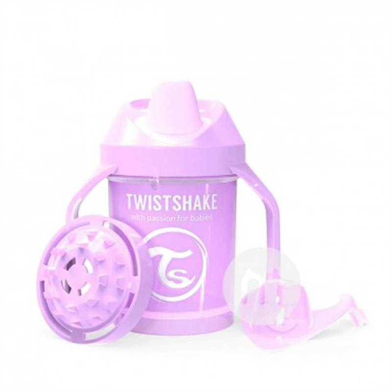 TWISTSHAKE Swedia TWISTSHAKE cup pelatihan duckbill anti bocor dengan pegangan 230ml 4 bulan atau lebih Versi Luar Neger