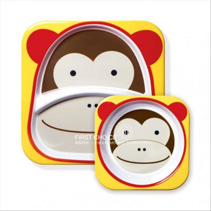 SKIP HOP kombinasi piring makan anak-anak Amerika edisi luar negeri