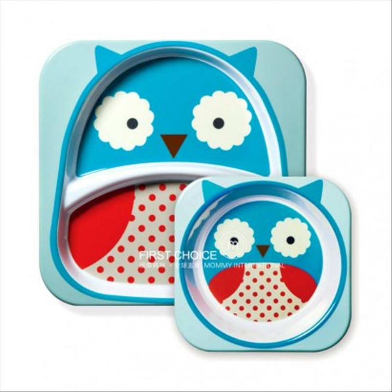 SKIP HOP kombinasi piring makan anak-anak Amerika edisi luar negeri