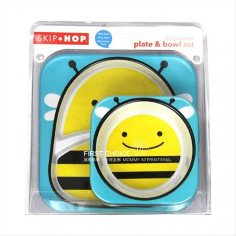 SKIP HOP kombinasi piring makan anak-anak Amerika edisi luar negeri
