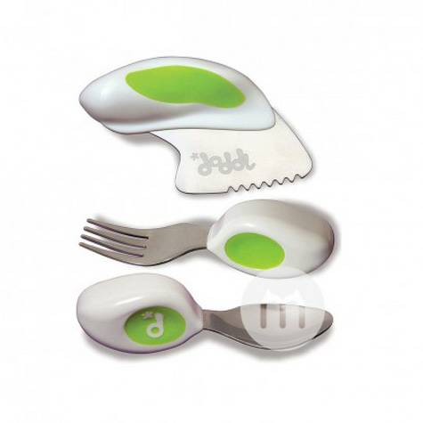 Doddl British Doddl Anak-anak Stainless Steel Sendok Garpu Pisau Set E...