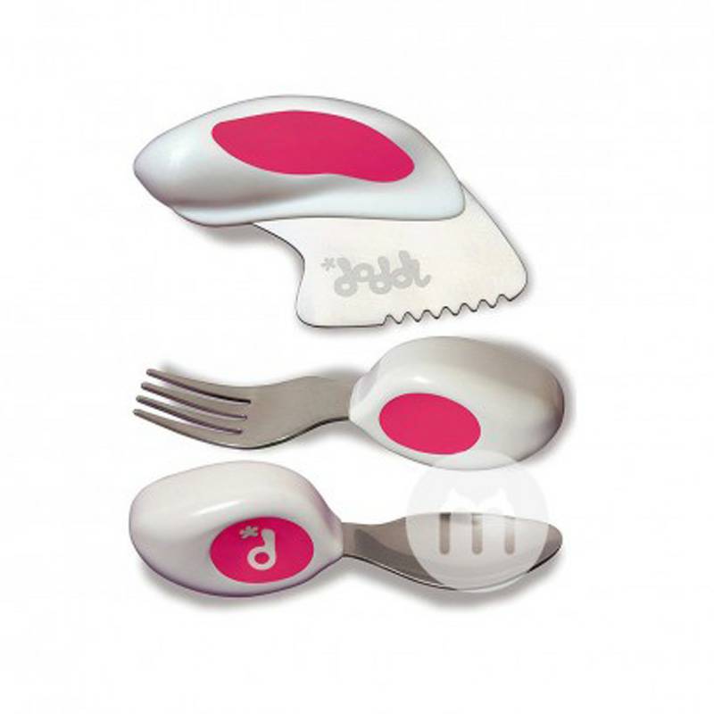 Doddl British Doddl Anak-anak Stainless Steel Sendok Garpu Pisau Set Edisi Luar Negeri