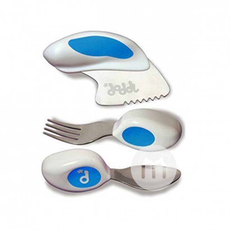 Doddl British Doddl Anak-anak Stainless Steel Sendok Garpu Pisau Set Edisi Luar Negeri