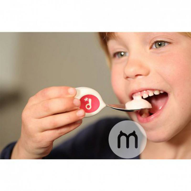 Doddl British Doddl Anak-anak Stainless Steel Sendok Garpu Pisau Set Edisi Luar Negeri