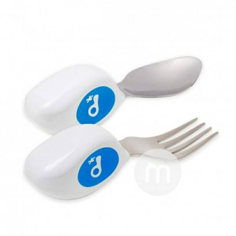 Doddl British Doddl Children`s Stainless Steel Sendok Garpu Set Pelatihan Edisi Luar Negeri