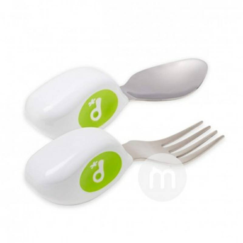 Doddl British Doddl Children`s Stainless Steel Sendok Garpu Set Pelatihan Edisi Luar Negeri