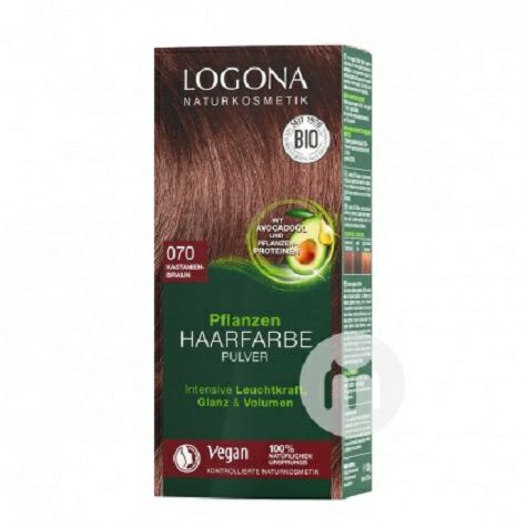 LOGONA Jerman tanaman organik pewarna rambut multicolor opsional versi luar negeri