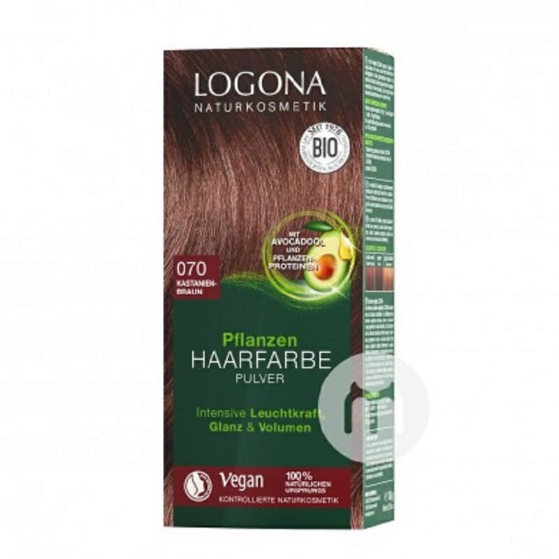 LOGONA Jerman tanaman organik pewarna rambut multicolor opsional versi luar negeri