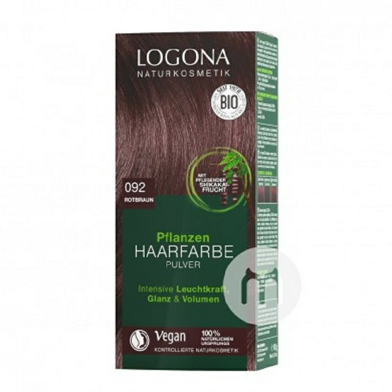 LOGONA Jerman tanaman organik pewarna rambut multicolor opsional versi luar negeri