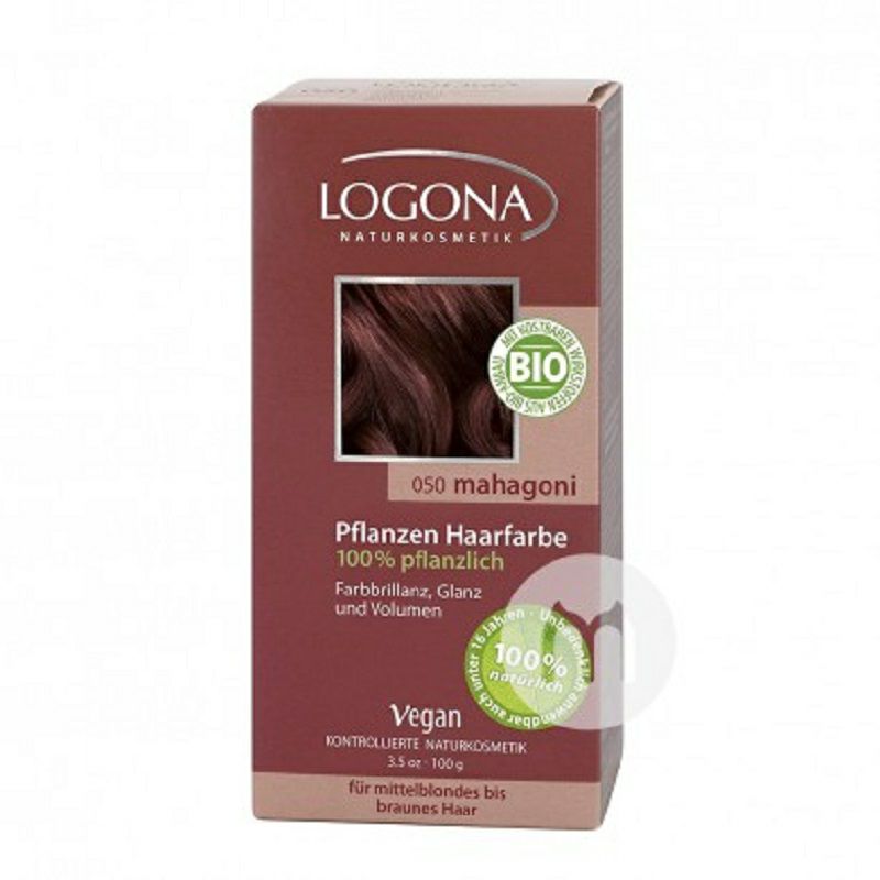 LOGONA Jerman tanaman organik pewarna rambut multicolor opsional versi luar negeri