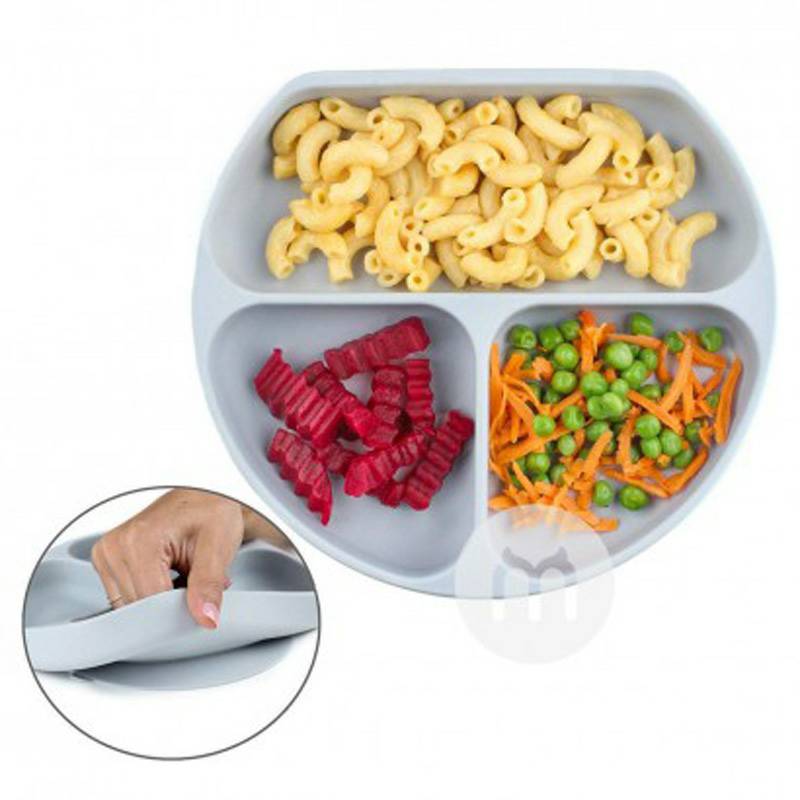 BUMKINS American BUMKINS cup suction cup silikon anak-anak bayi dibagi versi luar negeri