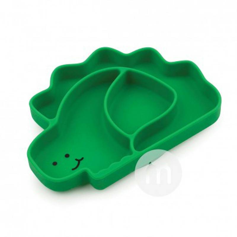 BUMKINS Amerika BUMKINS kartun anak-anak silikon cangkir hisap dibagi piring makan versi luar negeri