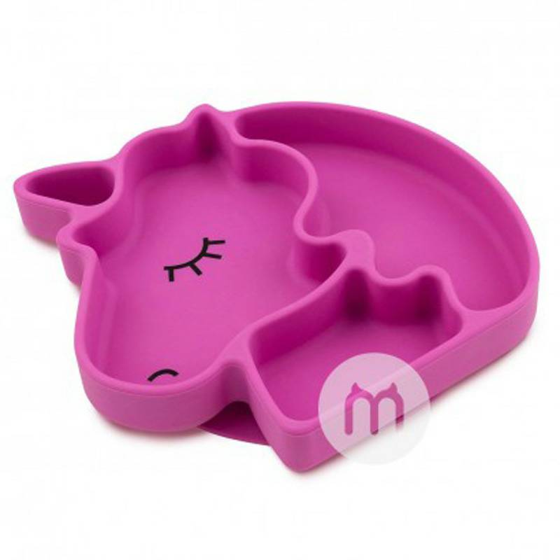 BUMKINS Amerika BUMKINS kartun anak-anak silikon cangkir hisap dibagi piring makan versi luar negeri