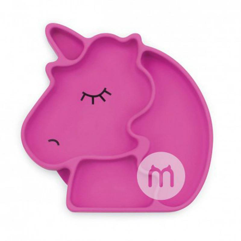 BUMKINS Amerika BUMKINS kartun anak-anak silikon cangkir hisap dibagi piring makan versi luar negeri