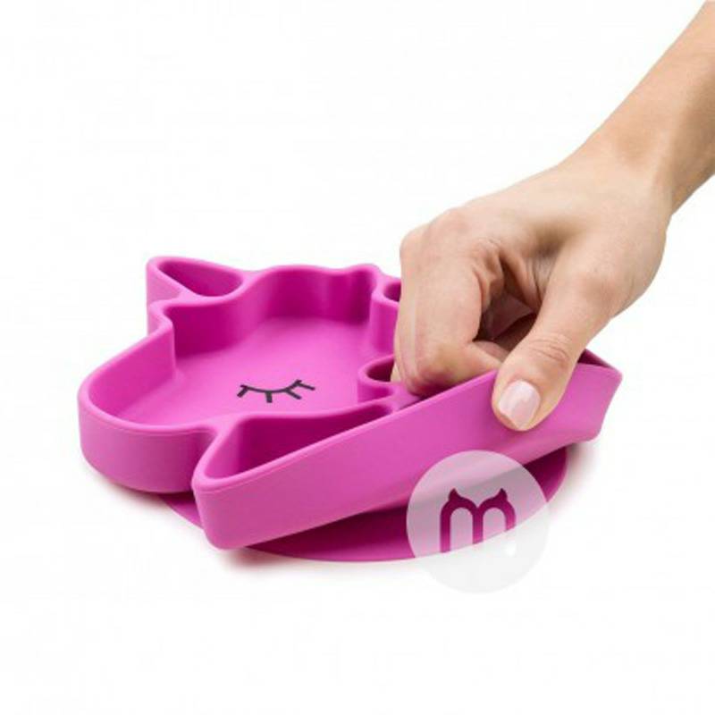 BUMKINS Amerika BUMKINS kartun anak-anak silikon cangkir hisap dibagi piring makan versi luar negeri