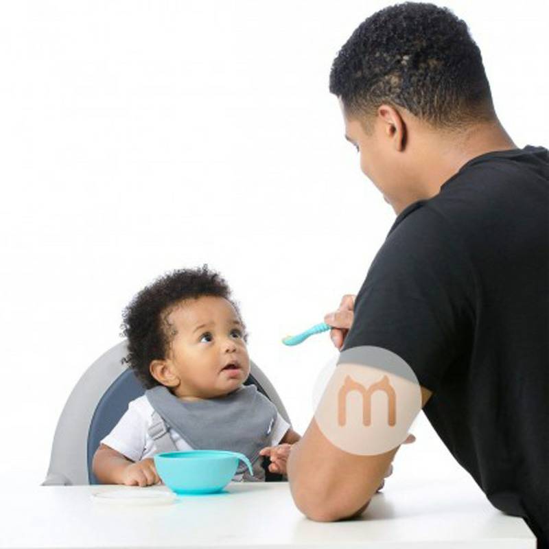 BUMKINS Amerika BUMKINS silikon anak-anak cangkir hisap mangkuk silikon set versi luar negeri