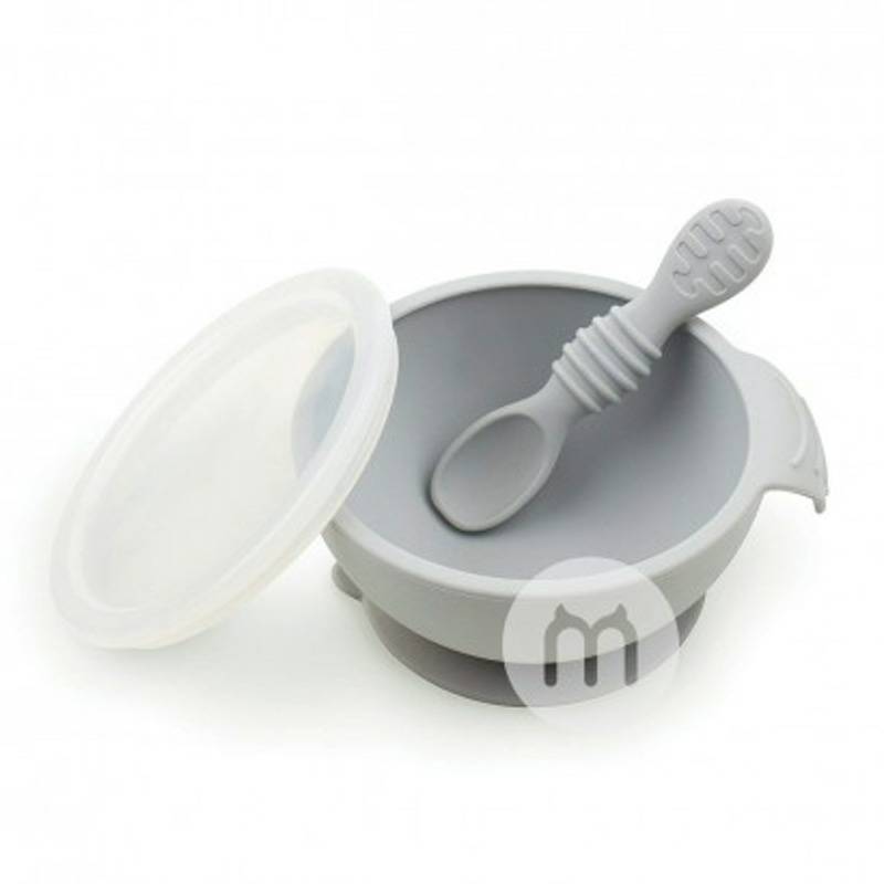 BUMKINS Amerika BUMKINS silikon anak-anak cangkir hisap mangkuk silikon set versi luar negeri