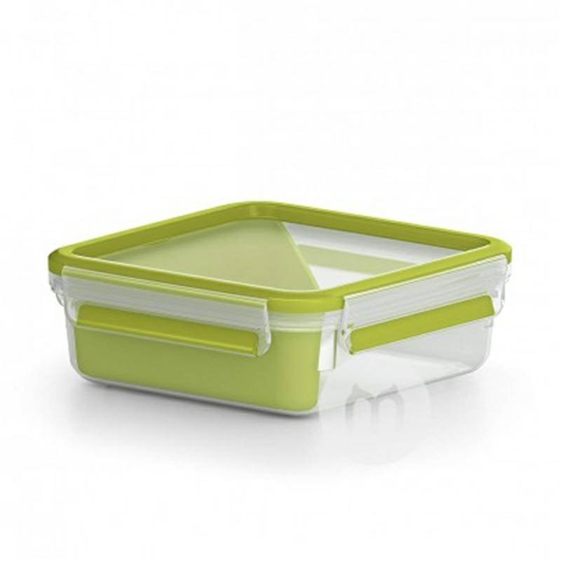 kotak penyimpanan camilan kotak makan siang anak-anak Jerman EMSA 850ml versi luar negeri