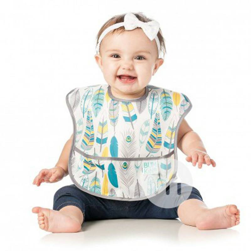 BUMKINS American BUMKINS bib tahan air bayi 3 buah versi luar negeri