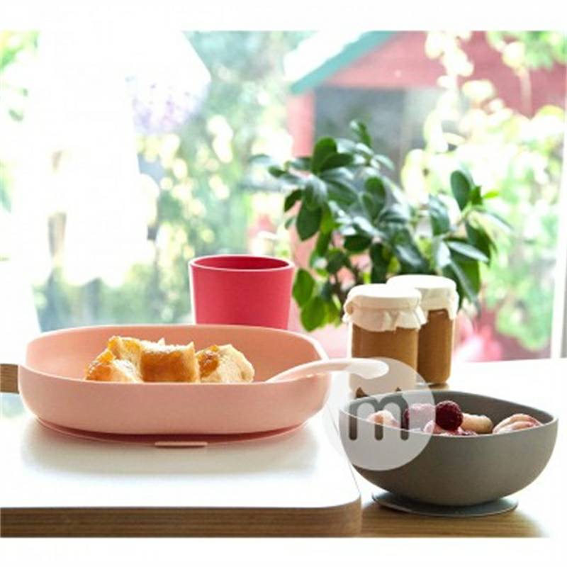 BEABA French BEABA Bayi Silicone Suction Cup Bowl Versi Luar Negeri