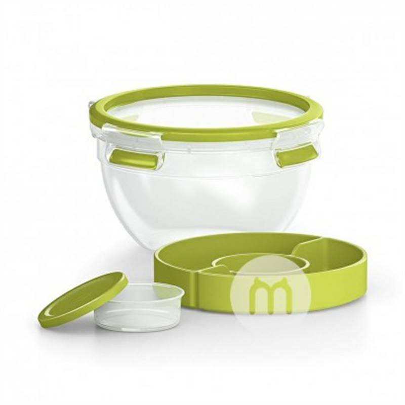 EMSA Jerman Lunch Box Anak Snack Storage Box Putaran 1L Versi Luar Negeri